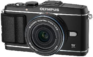 Olympus, Digitální foťák bezzrcadlovka Olympus PEN E-P3 black + 17mm Pancake black
