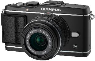 Olympus, Digitální foťák bezzrcadlovka Olympus PEN E-P3 black + 14-42mm black