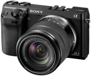 Sony, Digitální foťák bezzrcadlovka Sony NEX-7 Black + 18-55mm