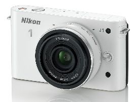 Nikon, Digitální foťák bezzrcadlovka Nikon 1 J1 White + 10 mm - II. jakost