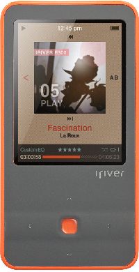 iRiver, MP3/MP4 přehrávač iRiver E300 / 4GB (Orange)