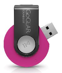 Philips, MP3/MP4 přehrávač Philips GoGEAR SoundDot SA4DOT02PN / 2GB Pink