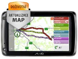 MIO, Turistická GPS navigace "MIO Spirit 695, LCD 5"", 44 států Evropy + doživotní aktualizace map"