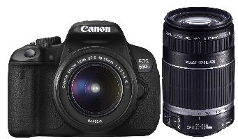 Canon, Digitální zrcadlovka Canon EOS 650D + 18-55 EF-S IS II + 55-250 EF-S IS II