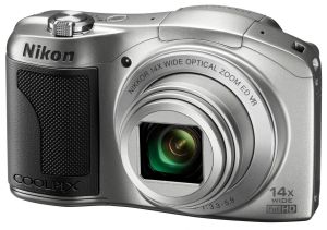 Nikon, Fotoaparát Fotoaparát Nikon Coolpix L610 silver + nabíječka a 2 AA akumulátory