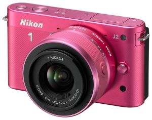 Nikon, Fotoaparát Fotoaparát Nikon 1 J2 Pink + 10-30 mm