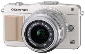 Olympus, Fotoaparát Fotoaparát Olympus PEN E-PM2 White + 14-42mm II R Silver