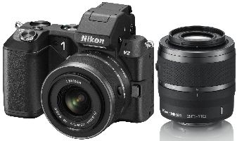 Nikon, Digitální foťák bezzrcadlovka Nikon 1 V2 Black + 10-30 mm + 30-110 mm