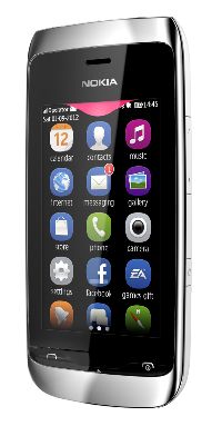 Nokia, Mobilní telefon pro seniory Nokia Asha 309 bílá