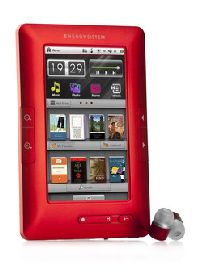 Energy Sistem, MP3/MP4 přehrávač Energy Sistem eBook Color eReader C4+ Touch (Titanium Red)