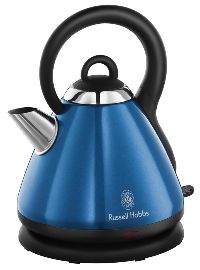 Russell Hobbs, Rychlovarná konvice, Varná kovová konvice Russell Hobbs 18588 Cottage Blue