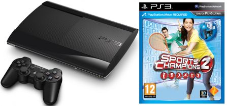  SONY Playstation 3 - 12GB SuperSlim + MOVE starter pack + Sport Champion 2