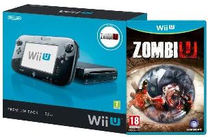 Nintendo, Nintendo WiiU Nintendo Wii U Zombi Premium Pack Black - Limited edition