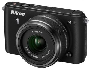 Nikon, Digitální foťák bezzrcadlovka Nikon 1 S1 Black + 11-27,5 mm