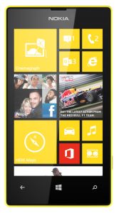 Nokia, Mobilní telefon pro seniory Nokia Lumia 520, žlutá