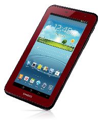 Samsung, Tablet "Samsung Galaxy Tab 2 (P3100) 7.0"" 8GB, 3G + Wi-Fi, Garnet Red"