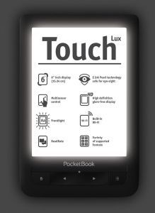 PocketBook, E-book čtečka PocketBook Touch Lux (623) černý