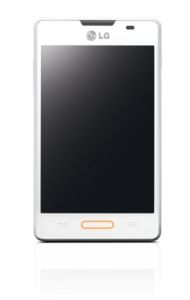 LG, Mobilní telefon pro seniory LG E440 Optimus L4 II, bílá