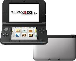 Nintendo, Nintendo 3DS Nintendo 3DS XL Černo stříbrné