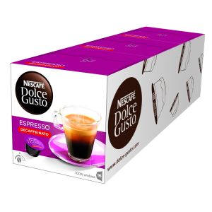 Nescafé, Kávovar Kávovar Nescafé DOLCE GUSTO ESPRESSO DECAFFEINATO 3balení