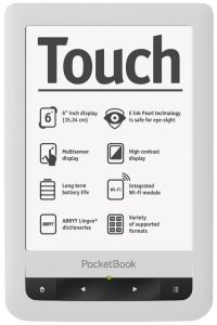 PocketBook, E-book čtečka PocketBook Touch (Pro 622) bílý