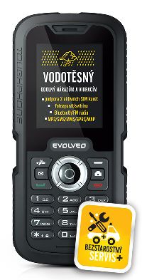 Evolveo, Mobilní telefon Evolveo Gladiator RG250, černý