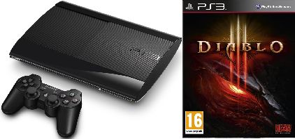 Sony, Playstation 3 Sony Playstation 3 - 500GB SuperSlim + Diablo III