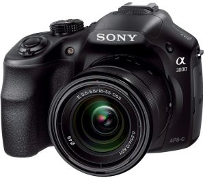 Sony, Fotoaparát Fotoaparát Sony Alpha A3000 + voucher na online fotokurz ZDARMA!