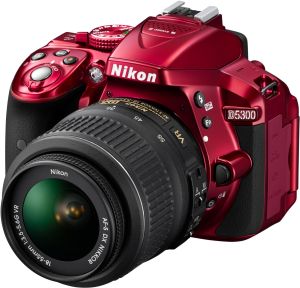 Nikon, Fotoaparát Fotoaparát Nikon D5300 + 18-55 AF-S DX VR Red