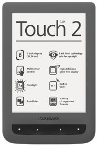 PocketBook, Čtečka  Čtečka  PocketBook Touch Lux 2 (626) šedý